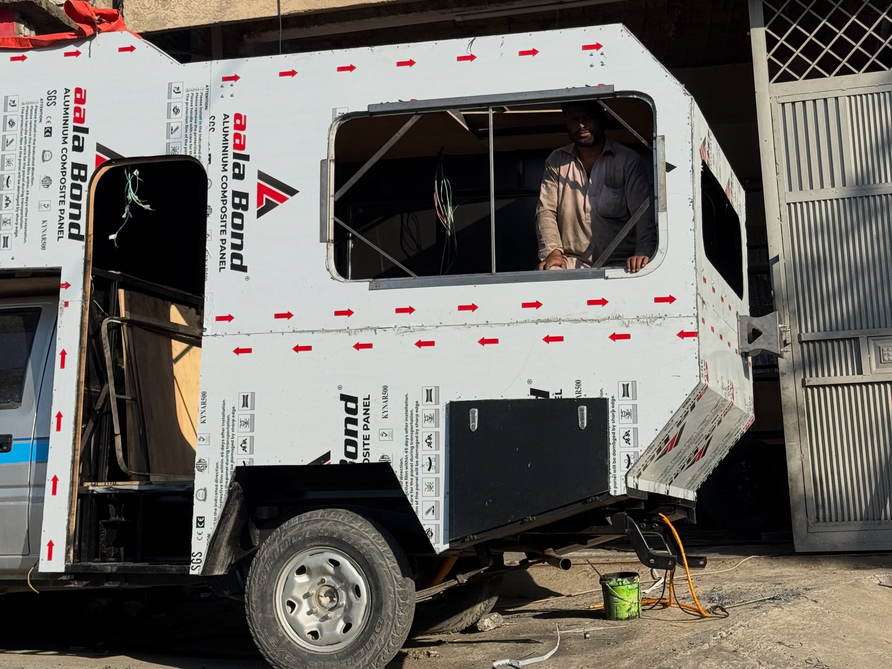 Isuzu Camper Storage & Electrical Panel